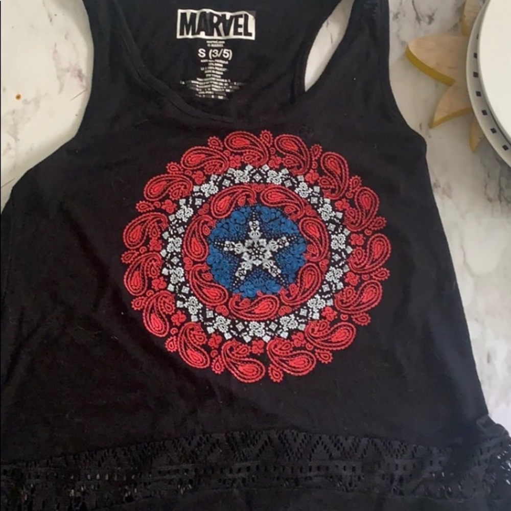 Captain America tank top